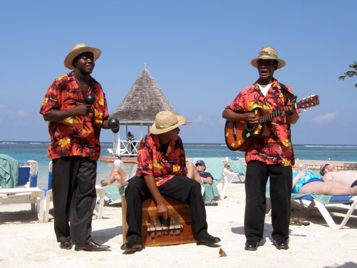 Jamaican Beach Performers