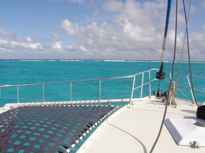 Catamaran to Sting Ray City