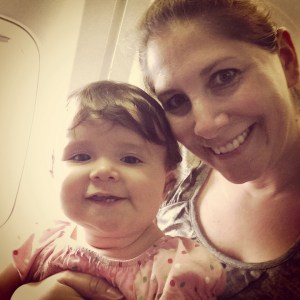 Our solo flight home from Chicago